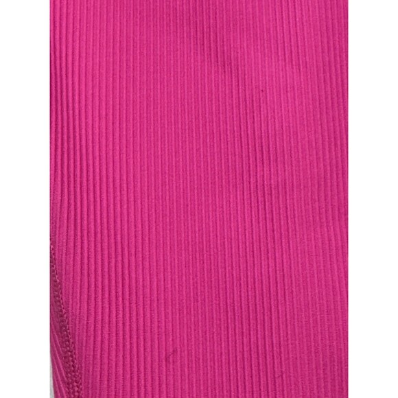 Zyia Muted Magenta Pink Reve Hi Rise Capri Leggings Womens 8-10 Ribbed 20" Tigh - Picture 5 of 6